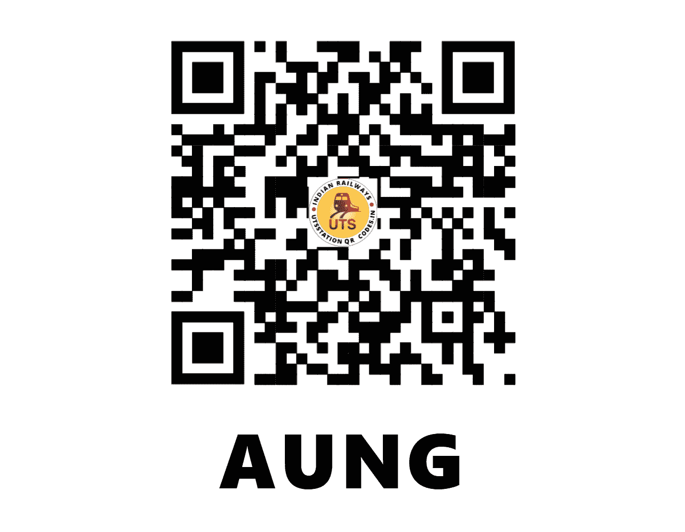 UTS QR Code for AUNG - AUNG (NC - UTTAR PRADESH)